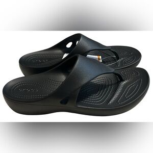 NWT CROCS Kadee Wedge Flip Flops SZ 10